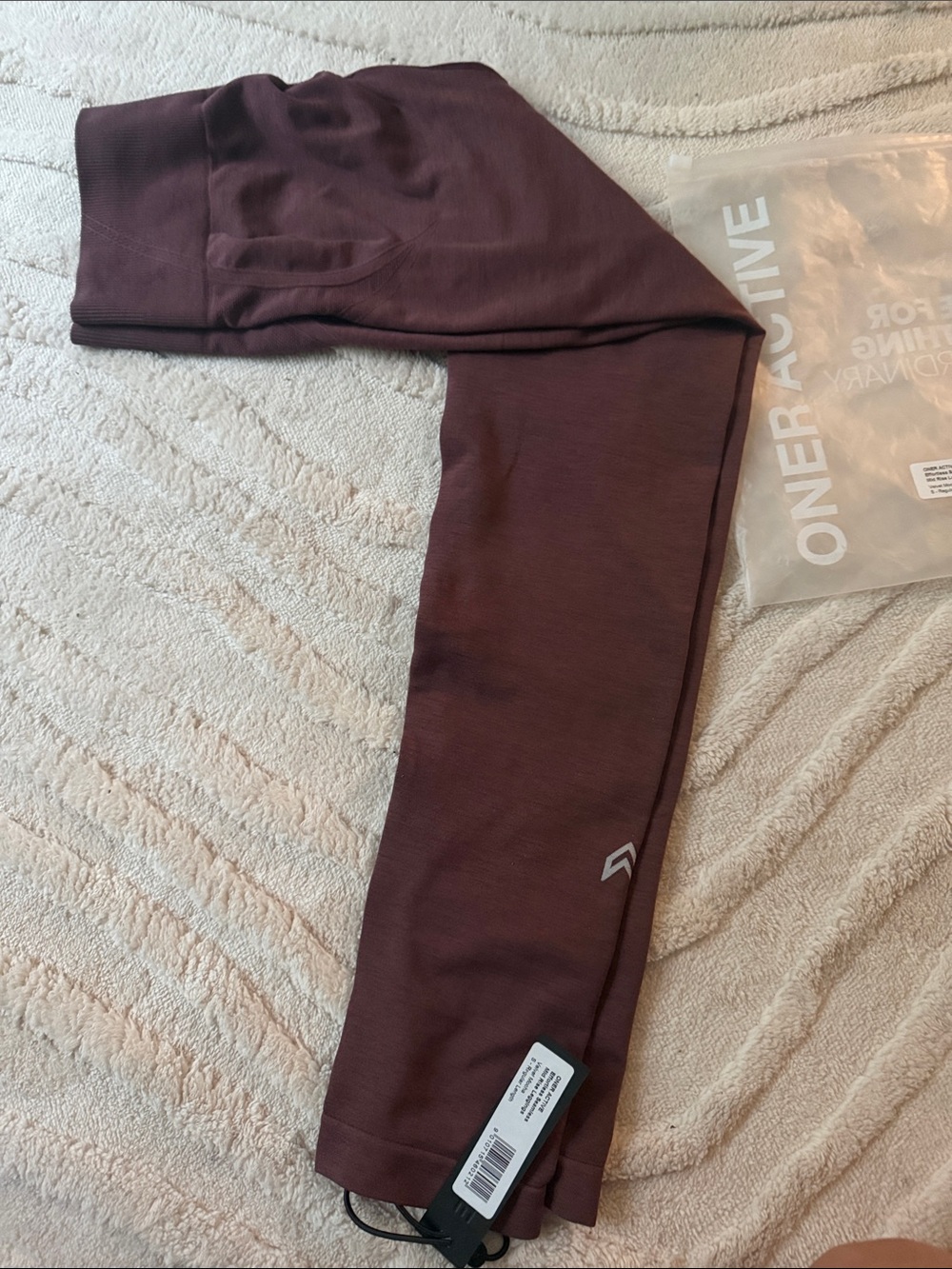 Oner Active Brown Mid-Waist Leggings